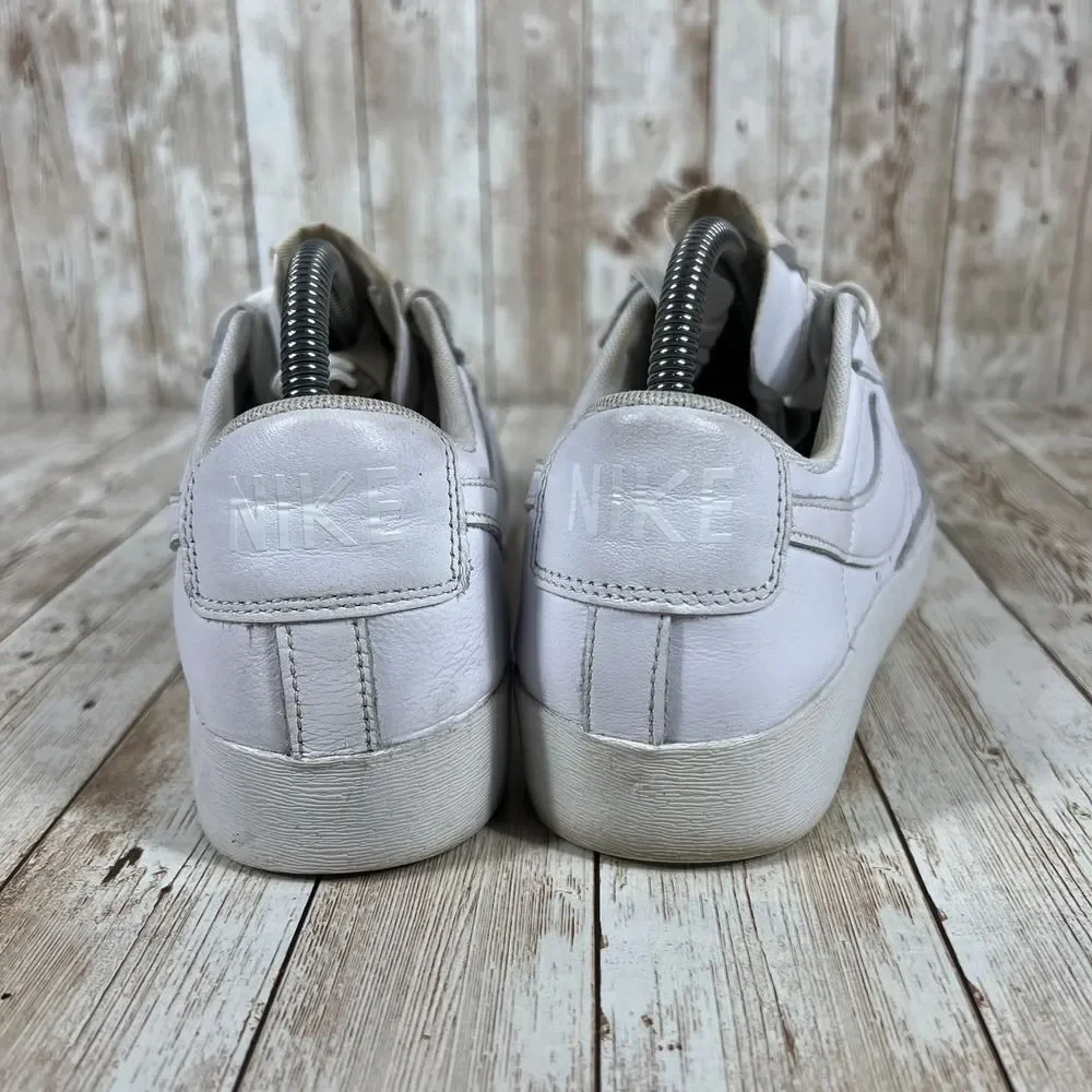 Nike Leather Blazer triple white av9370‎ 111 skate low womens 9